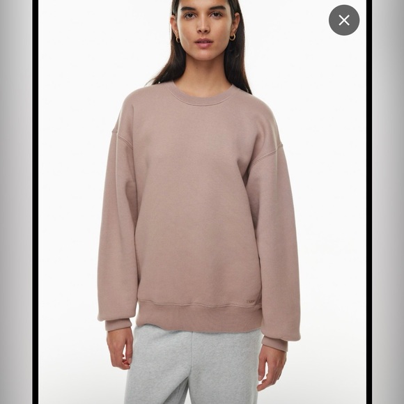TNA Sweaters - Aritzia TNA Cozy Fleece Crew Sweater
